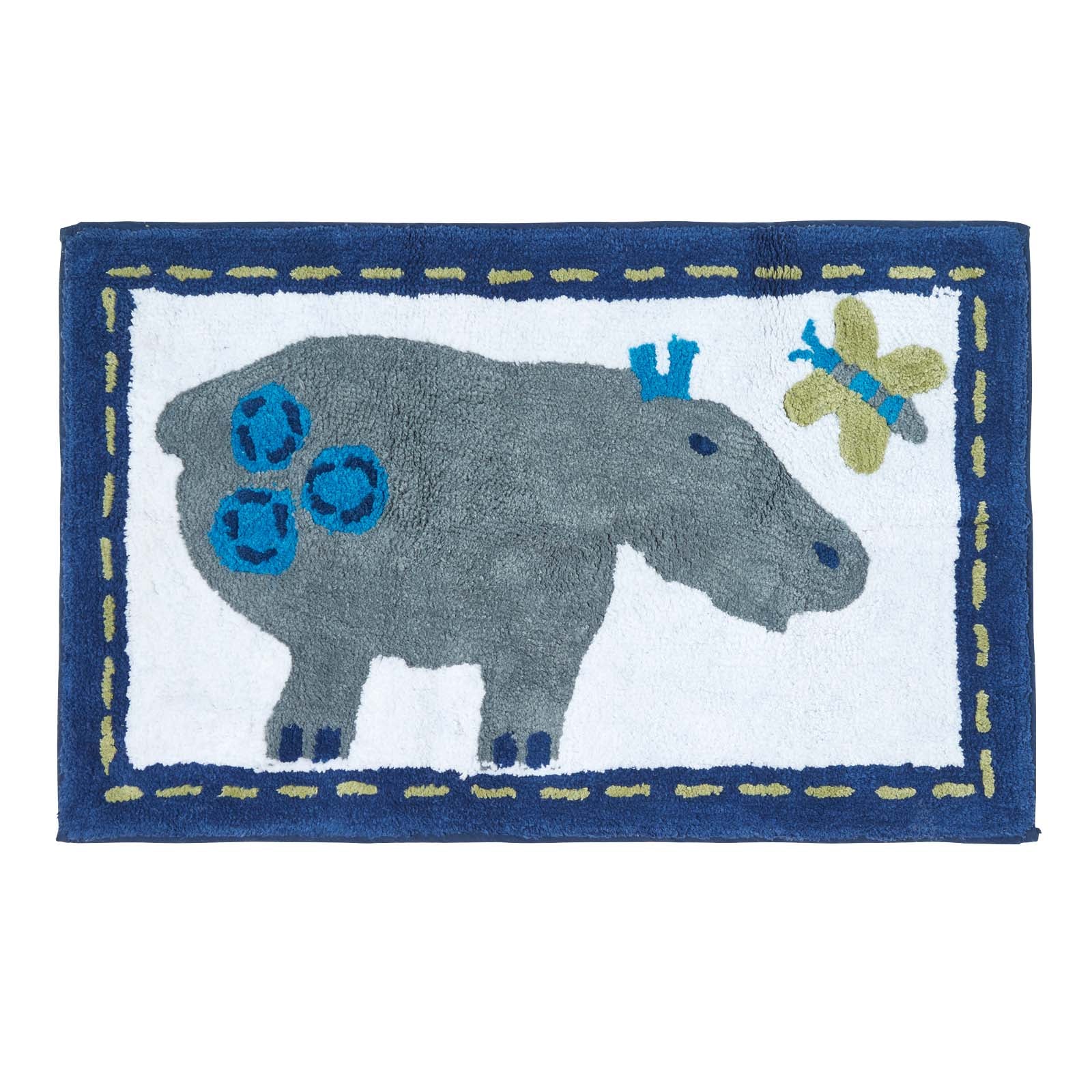 Cotton Tufted Hippo Children Rug