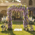Outsunny Garden Arch, Rose Arch, 180 X 40 X 215 Cm, Black