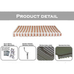 Easy Fit Kingston Awning - Terracotta | 2.5m | Kingston (Terracotta)