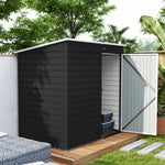 6 X 4ft Metal Garden Shed W/ Lockable Door