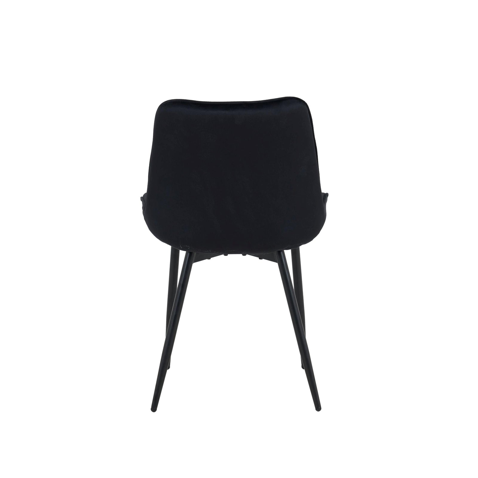 New York Dining Table With 4 Erica Velvet Chairs | Black