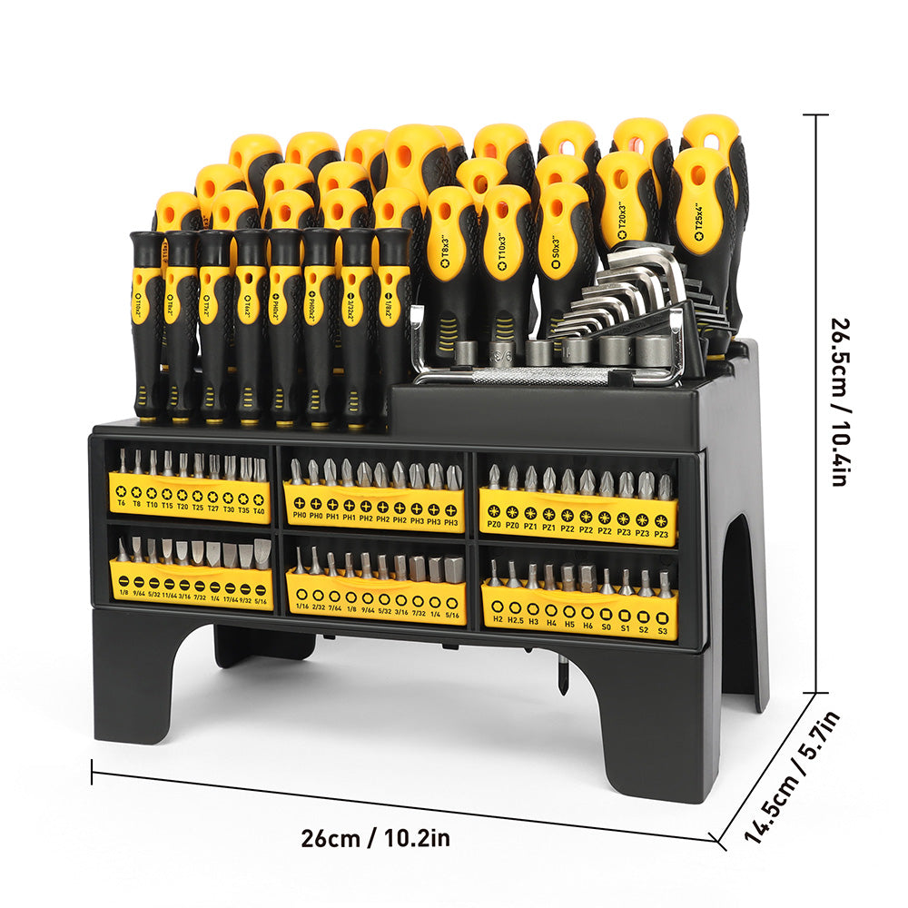 Breeins 118-piece Multi-purse Magnetic Screwdriver Bit Set