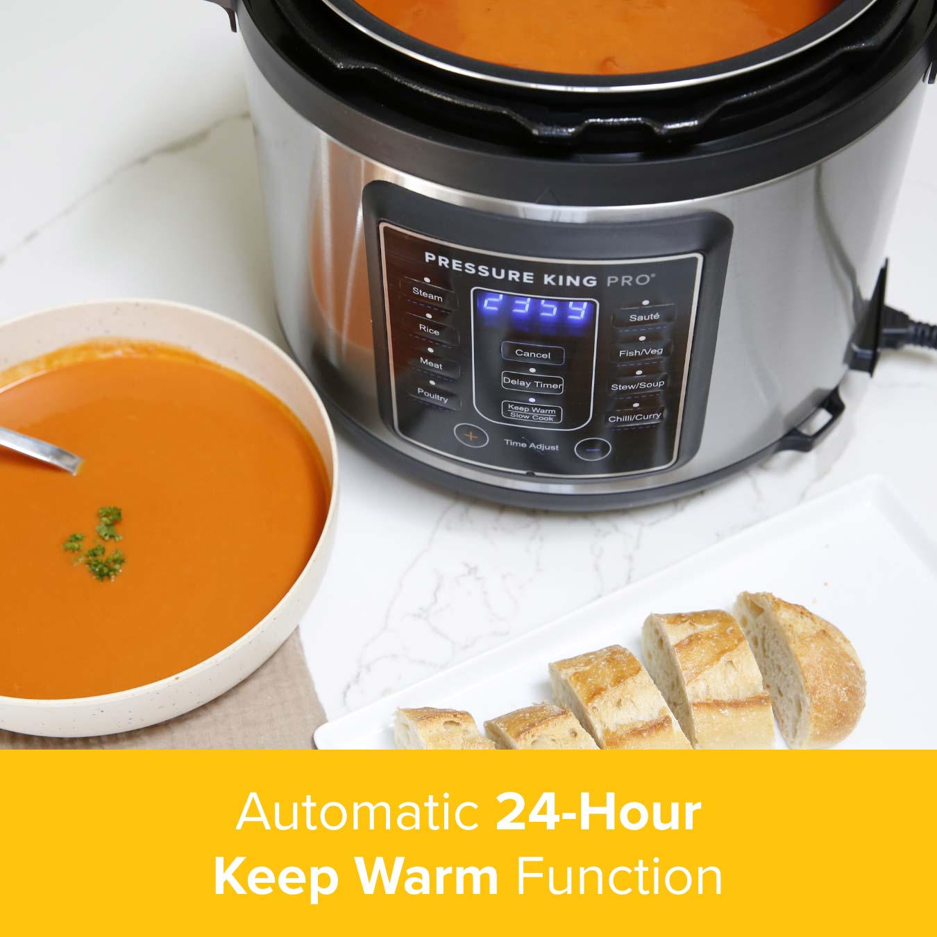 Pressure King Pro 14-in-1 Digital Pressure Cooker 4.8l | 4.8l