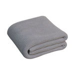 Double Knitted Throw | Grey