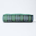 Tartan Check Cotton Dining Chair Booster Cushion | 40cm x 40cm | Blackwatch