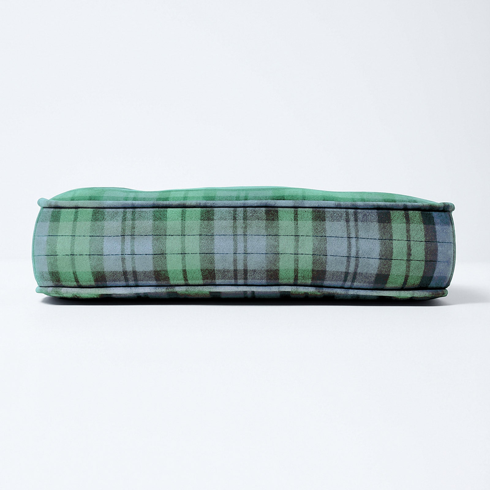 Tartan Check Cotton Dining Chair Booster Cushion | 40cm x 40cm | Blackwatch