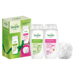 Shower Gel Duo Collection Gift Set For Her With Luxury Puff, 2pc | Set of 4