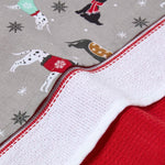 Dog Christmas Tea Towels Set Of 3