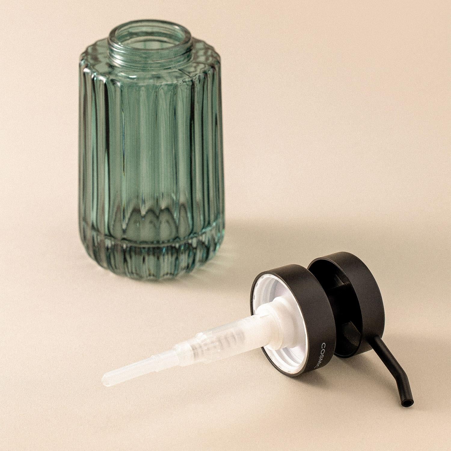 Soap Dispenser, 300ml, Resistant Glass, Lido Collection | Forest Green