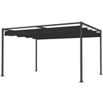 4x3(m) Metal Pergola Gazebo Patio Sunshelter Retractable