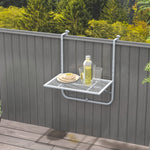 Balcony Hanging Table Wall Mount Adjustable Folding Desk