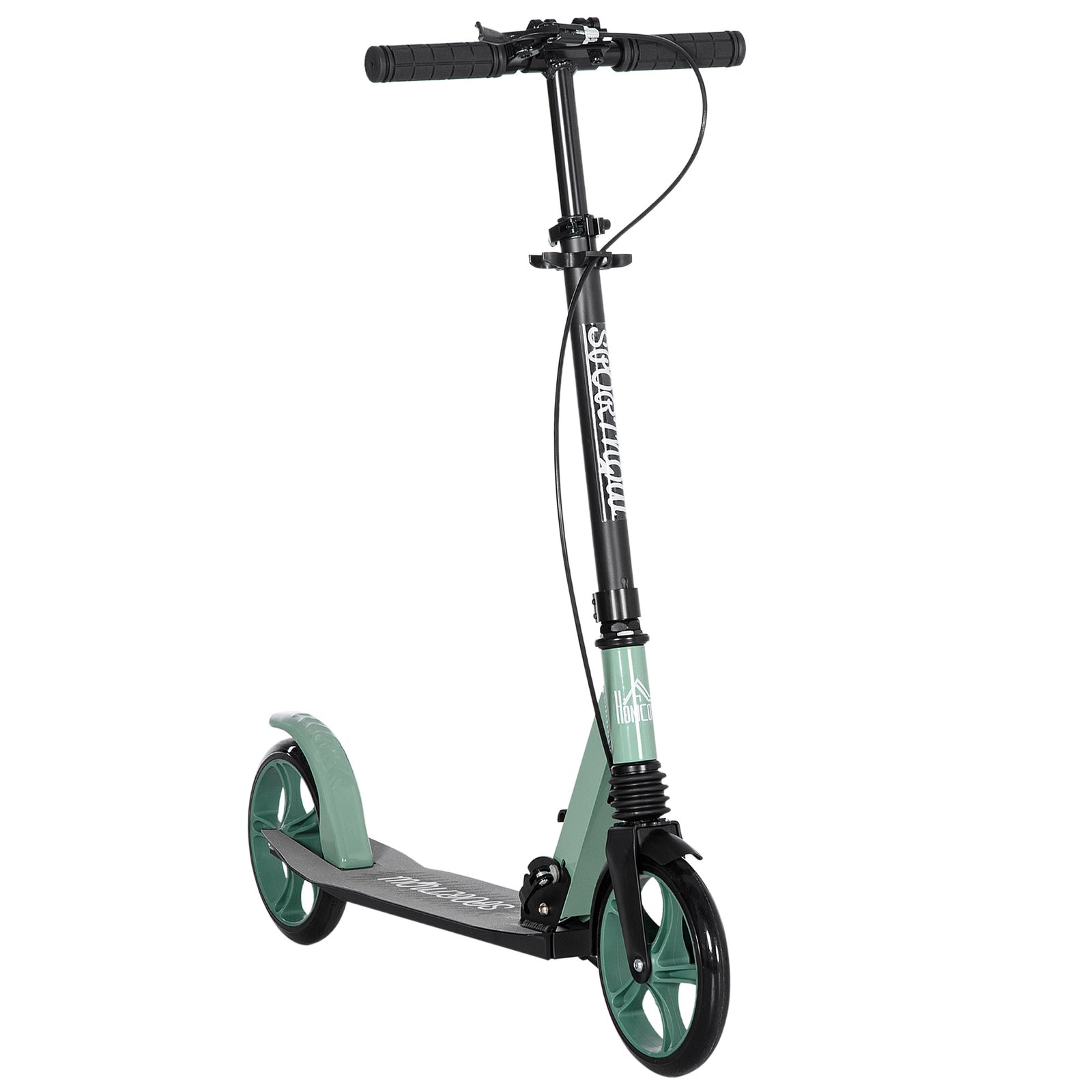 Folding Kick Scooter For 14+ W/ Adjustable Height Dual Brake