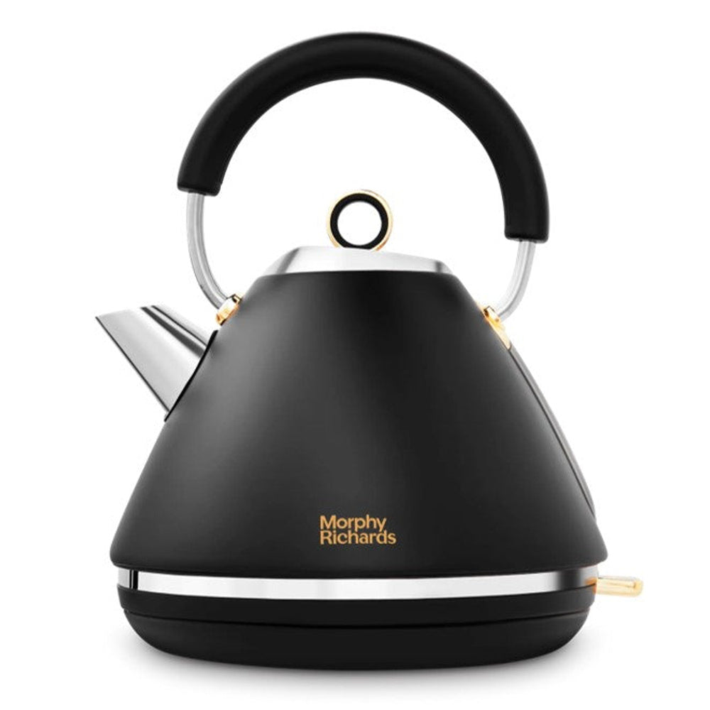 Accents Pyramid Traditional Kettle - 1.5l Capacity | Black