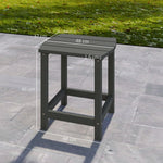 Outdoor Side Table, Adirondack Side Table, Indoor Outdoor, Grey