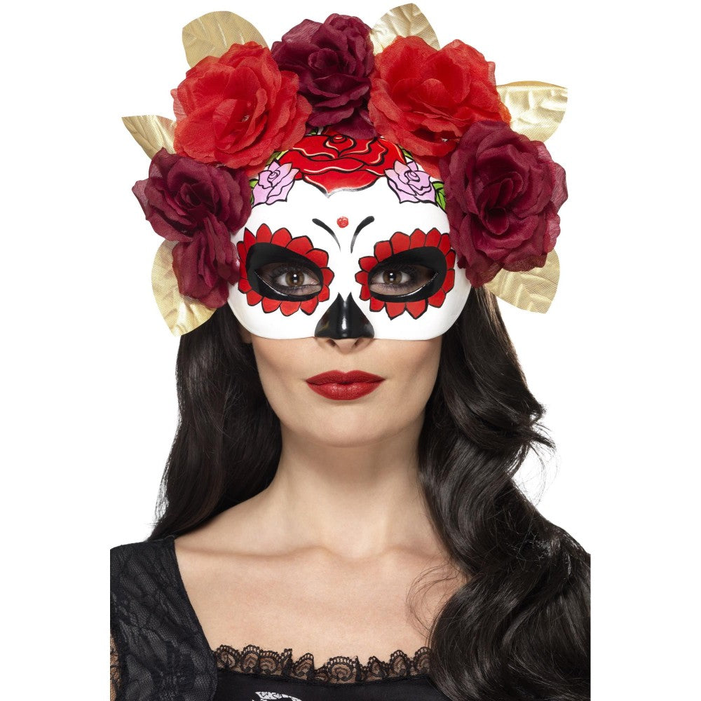 Day Of The Dead Rose Eyemask