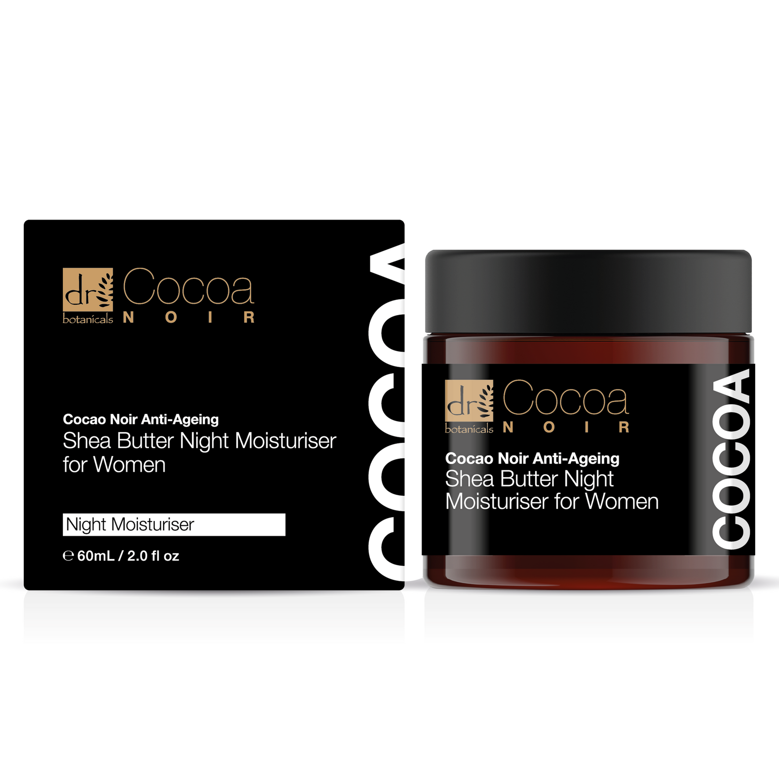 Cocoa Noir Anti-ageing Shea Butter Night Moisturiser 60ml