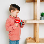 Wooden Drill - Toy Drill With Magnetic Drill Bits