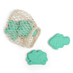 5 Piece Silicone Beach Toy Bundle | Eggshell Green