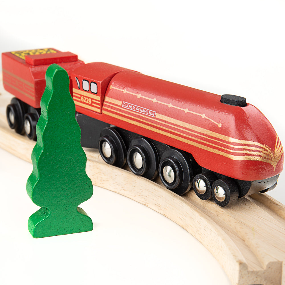 Wooden Replica of the Duchess of Hamilton Train Engine
