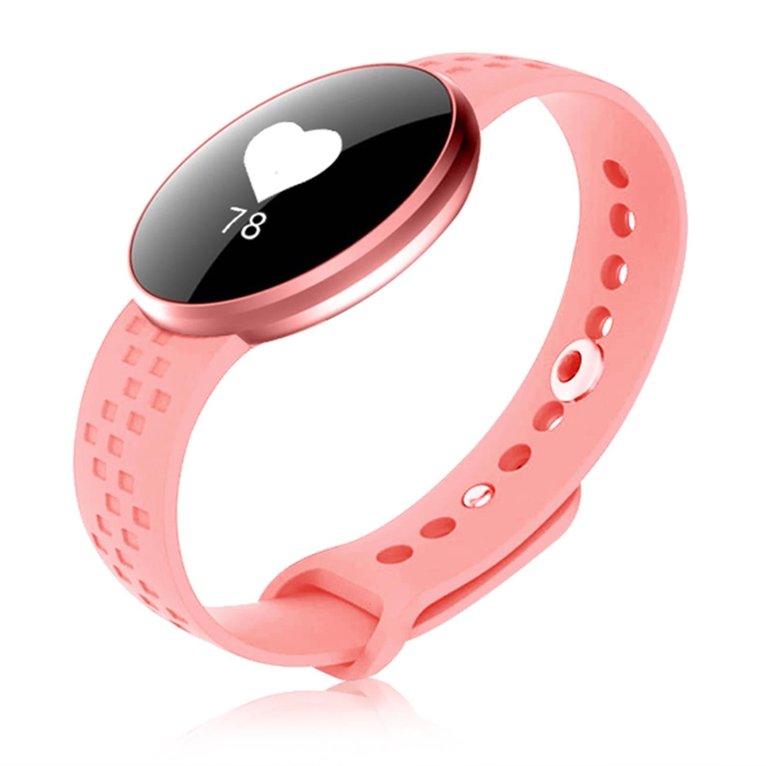 Water Resistant Smart Watch With Oled Display & Bluetooth Connectivity | Rose Gold