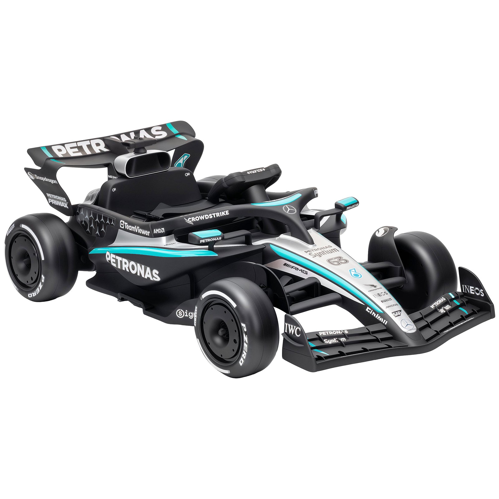 AIYAPLAY Licensed Mercedes-amg Petronas F1 Electric Go Kart For Kids 3-5