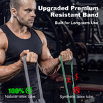 Centra Resistance Bands 12pc Heavy Exercise Bands Strength Training Home Gym