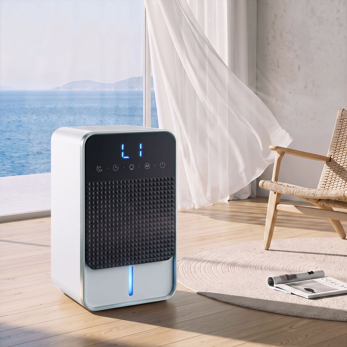 400ml/day Dehumidifier, Rgb Mood Light, 82h Running Time
