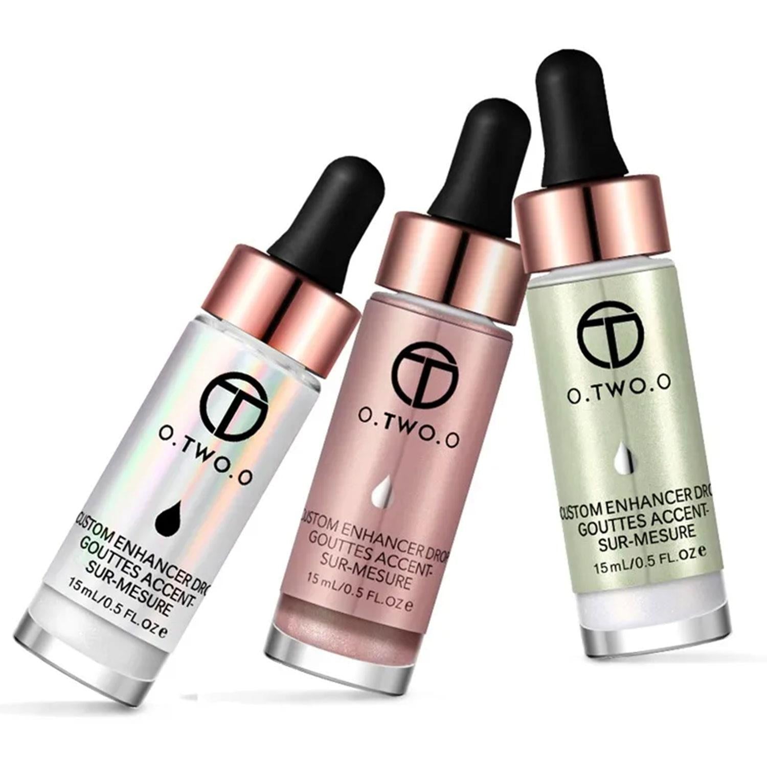 O.TWO.O Custom Enhancer Drops Liquid Highlighter Illuminator Face Makeup 15ml