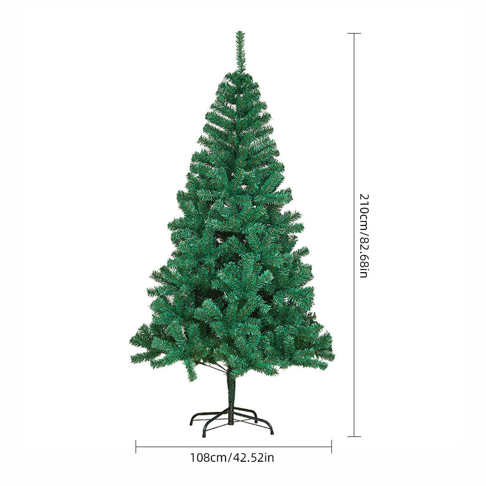 Green Artificial Christmas Tree With Metal Stand | 105cm | Green