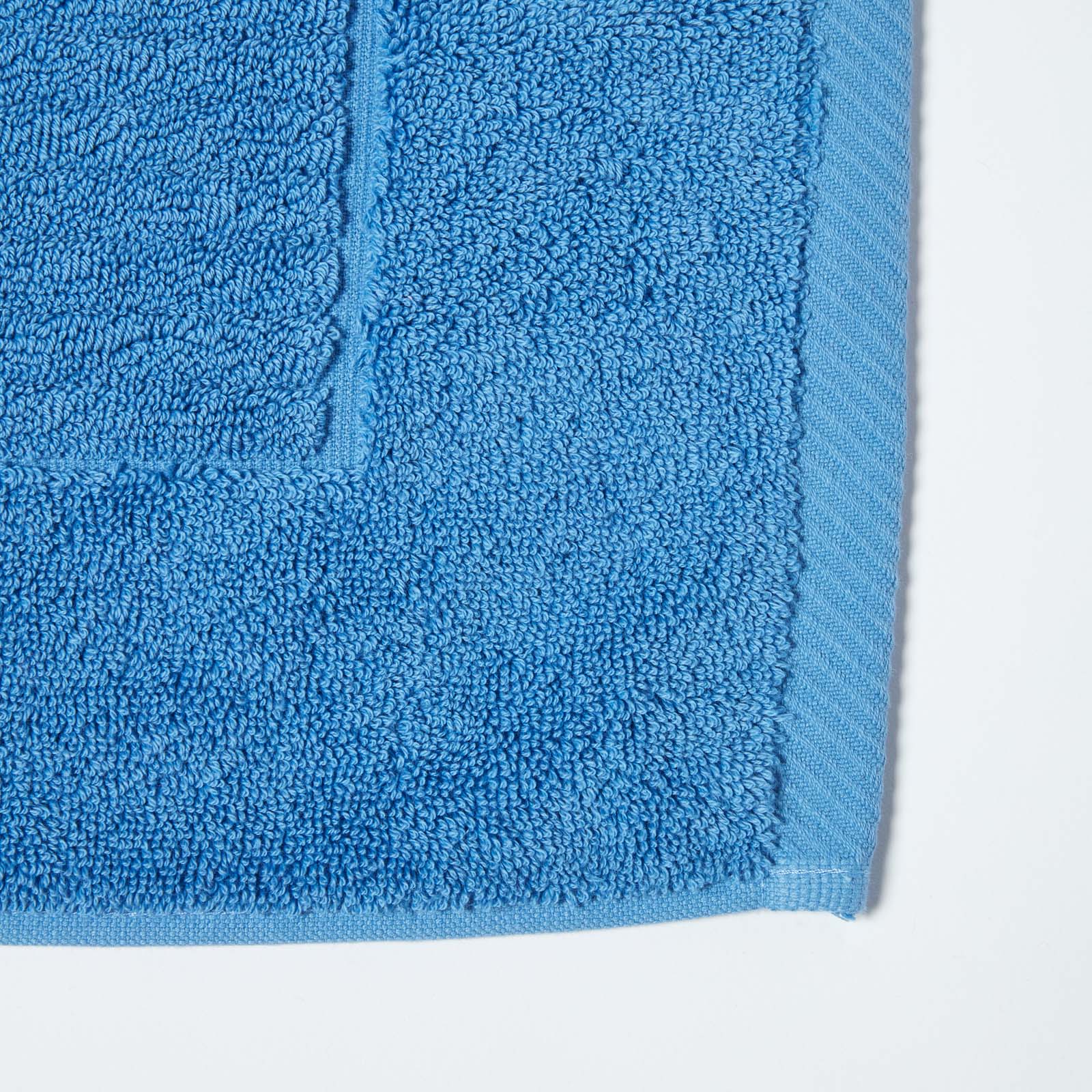 Imperial Plain Turkish Cotton Bath Mat | 50 x 80cm | Cobalt Blue