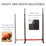 Squat Dip Stand Weight Lifting Bench 121-171cm | Black