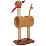 Cat Tree, 98cm Deer Themed Cat Tower For Indoor Cats And Kittens