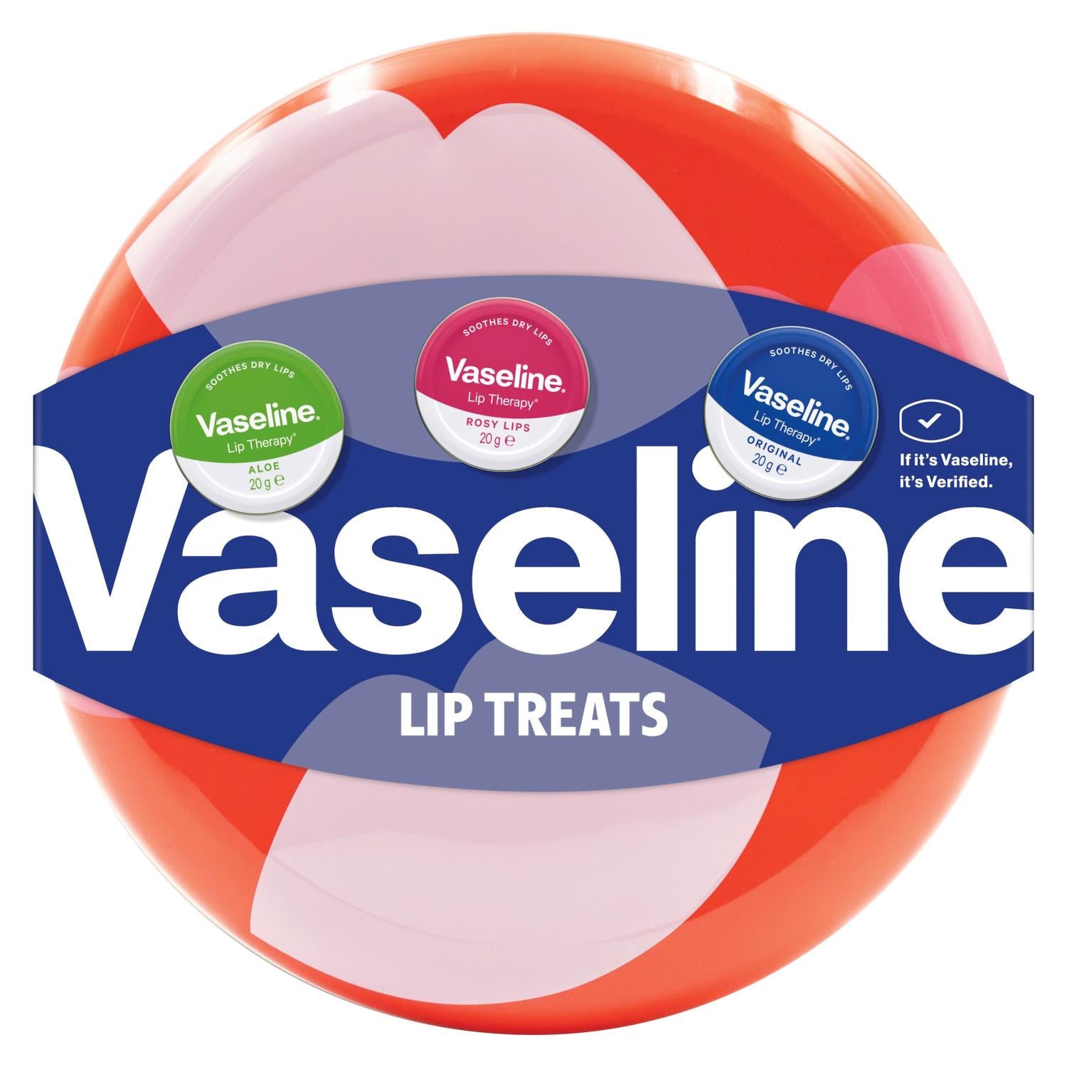 Lip Iconic Tin Collection Gift Set For Her, 3 Tins Of 20g Balm | Set of 4