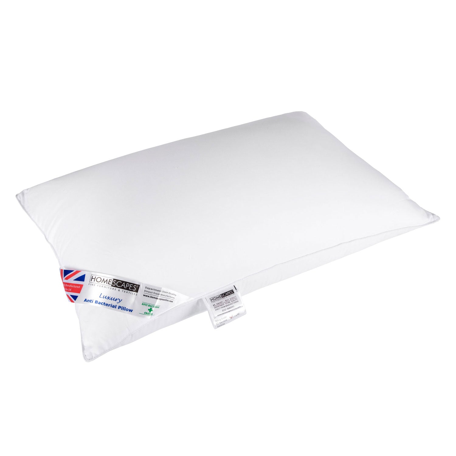 Anti Bacterial Pillow Super Microfibre, 48 X 74 Cm