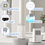 16l Dehumidifier, 5.5l Tank, Auto Defrost, Timer