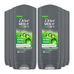 Men+care Body & Face Wash, Extra Fresh, Refreshing, Micromoisture, 6x400ml