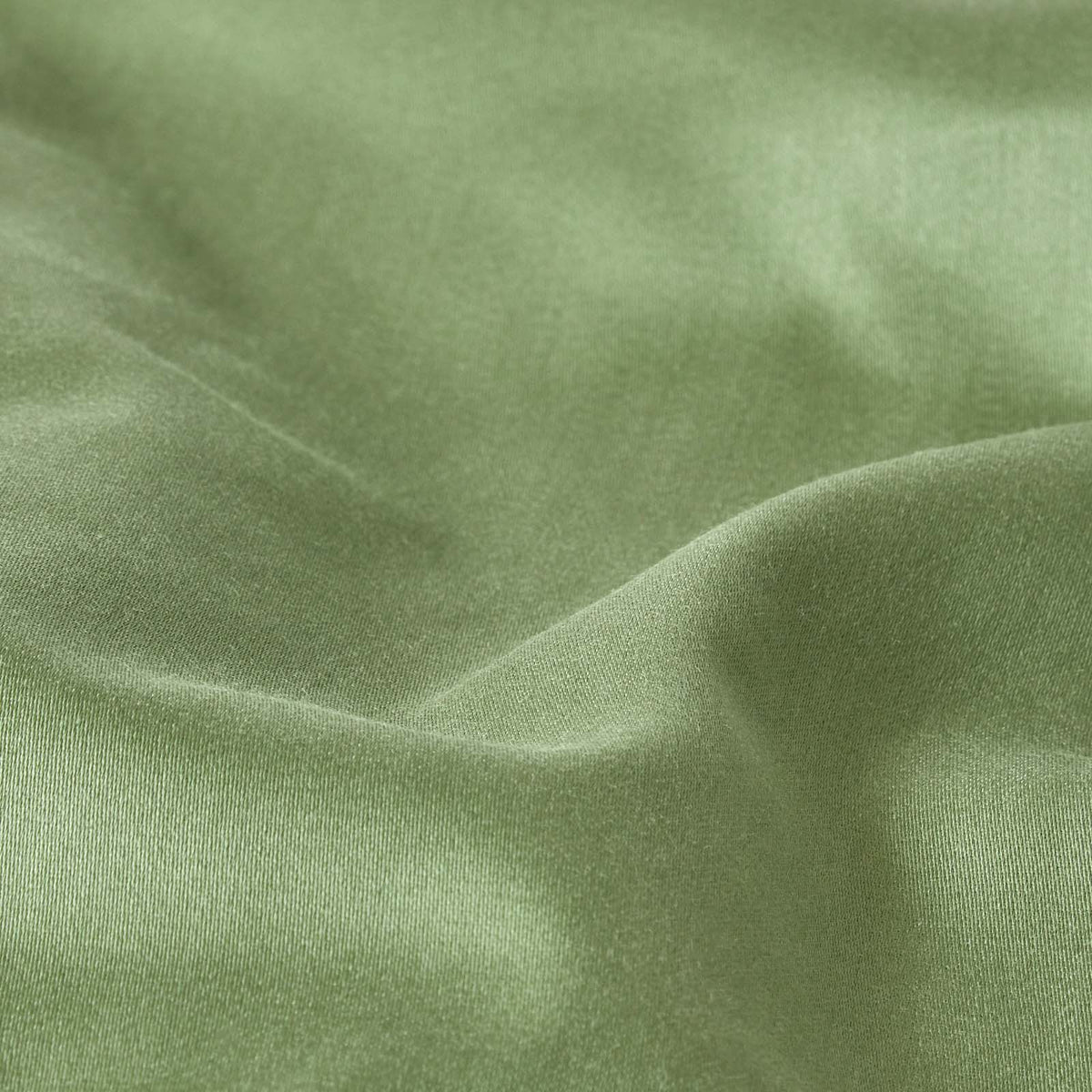 Organic Cotton Duvet Cover Set 400 Tc | European Double | Moss Green
