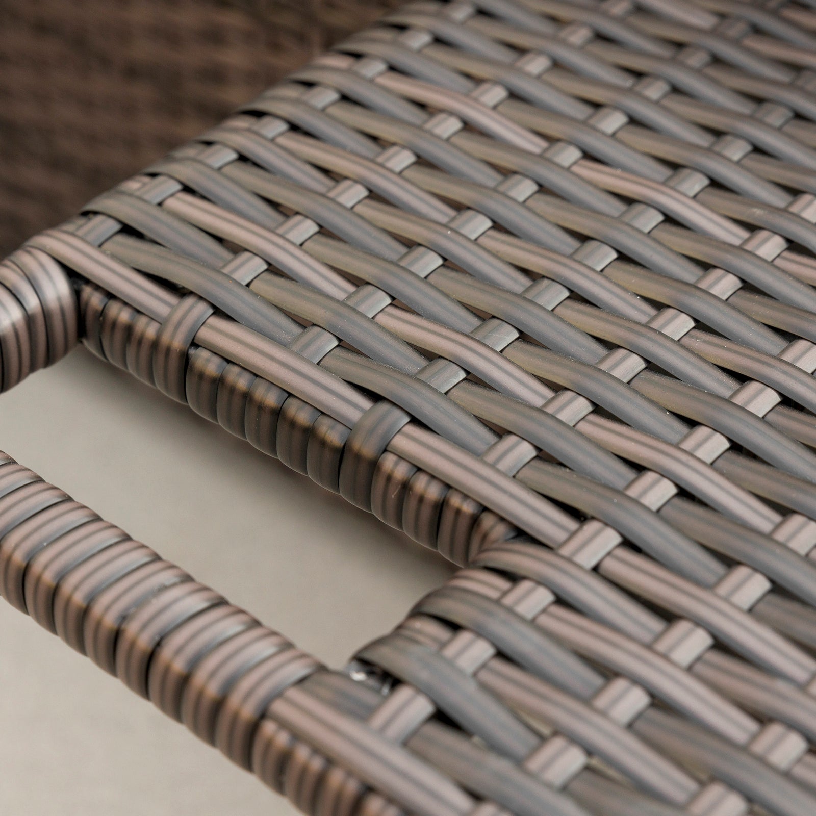 2-person Rattan Daybed Lounger Garden Recline Chair