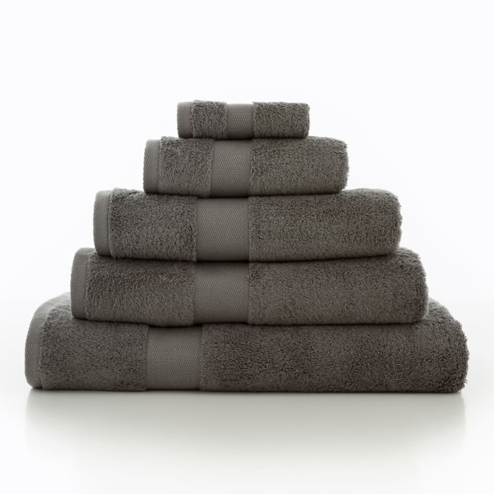 Egyptian Embrace Towels – 550gsm Egyptian Cotton, Fluffy Soft & Highly Absorbent | Face Cloth (x4) | Steel
