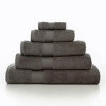 Egyptian Embrace Towels – 550gsm Egyptian Cotton, Fluffy Soft & Highly Absorbent | Hand Towel Pair | Steel