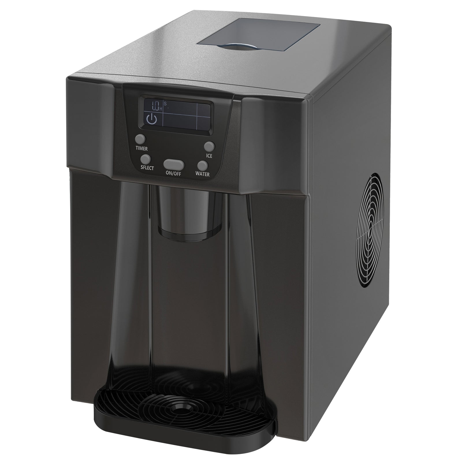 Ice Maker Machine And Water Dispenser No Plumbing Required | One Size | Black
