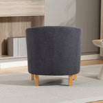 Millie Fabric Accent Chair | Charcoal Grey