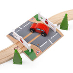 Railway Level Crossing for Wooden Train Sets