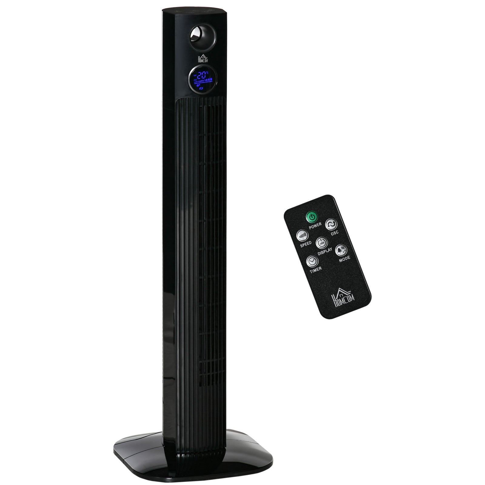 HOMCOM Aroma Tower Fan Cooling For Bedroom W/ Oscillating