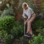Garden Life Lightweight Digging Fork - Stainless Steel Head, Ash Wood Handle