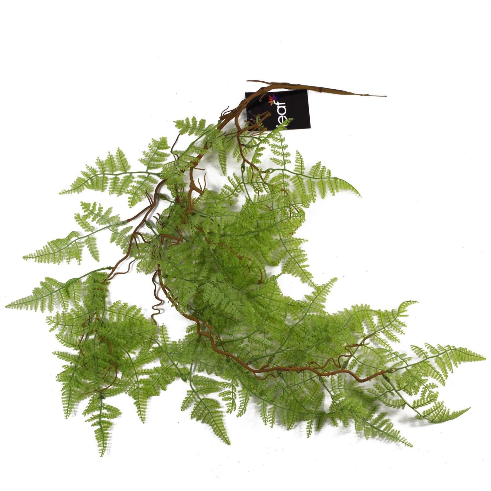 Artificial 100cm Hanging Maidenhair Fern Plant Light Green