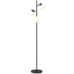 Modern Tree Floor Lamp With 3 Light, For Living Room Bedroom | Black