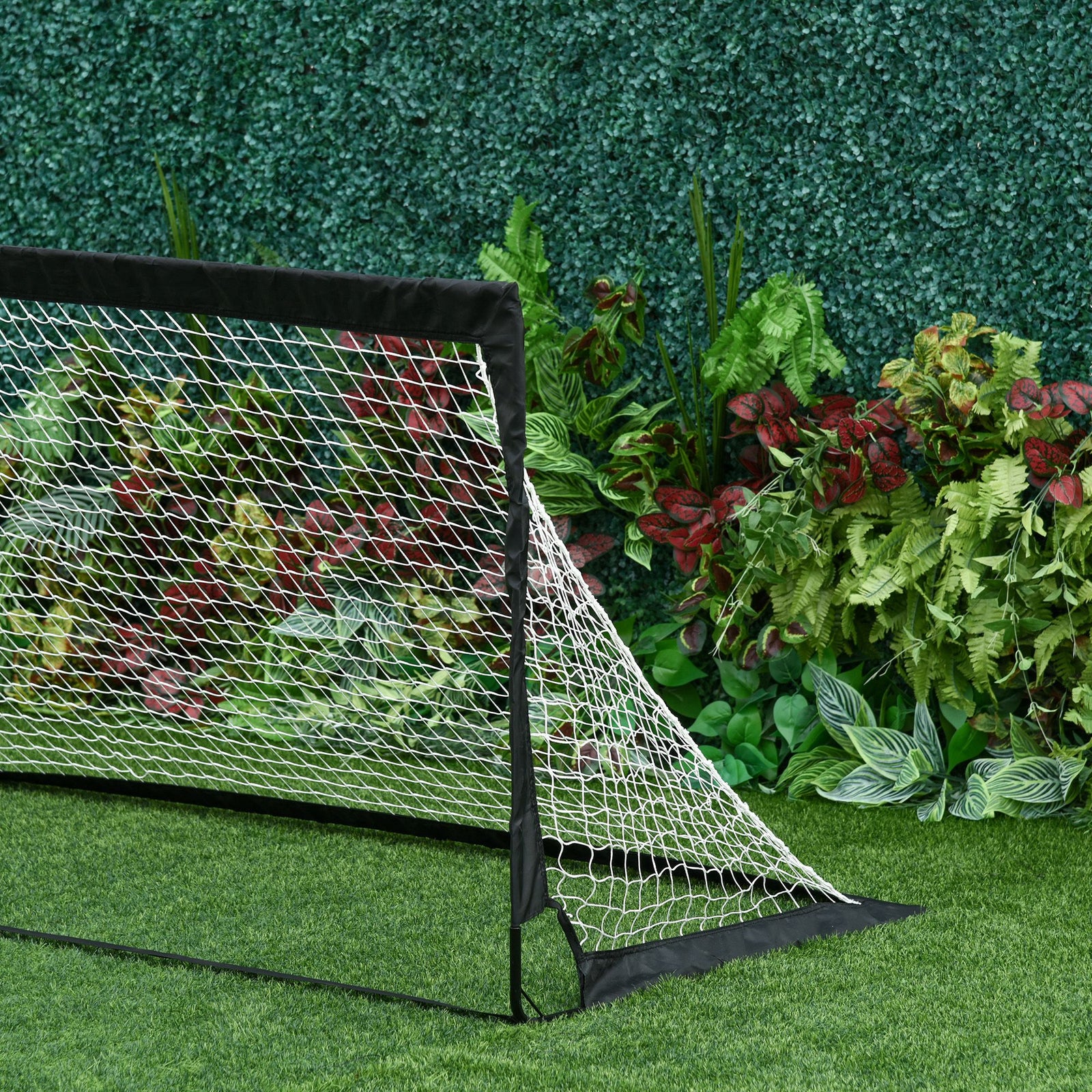 Football Goal Net Folding Outdoor With All Weather 6ft X 3ft | Black