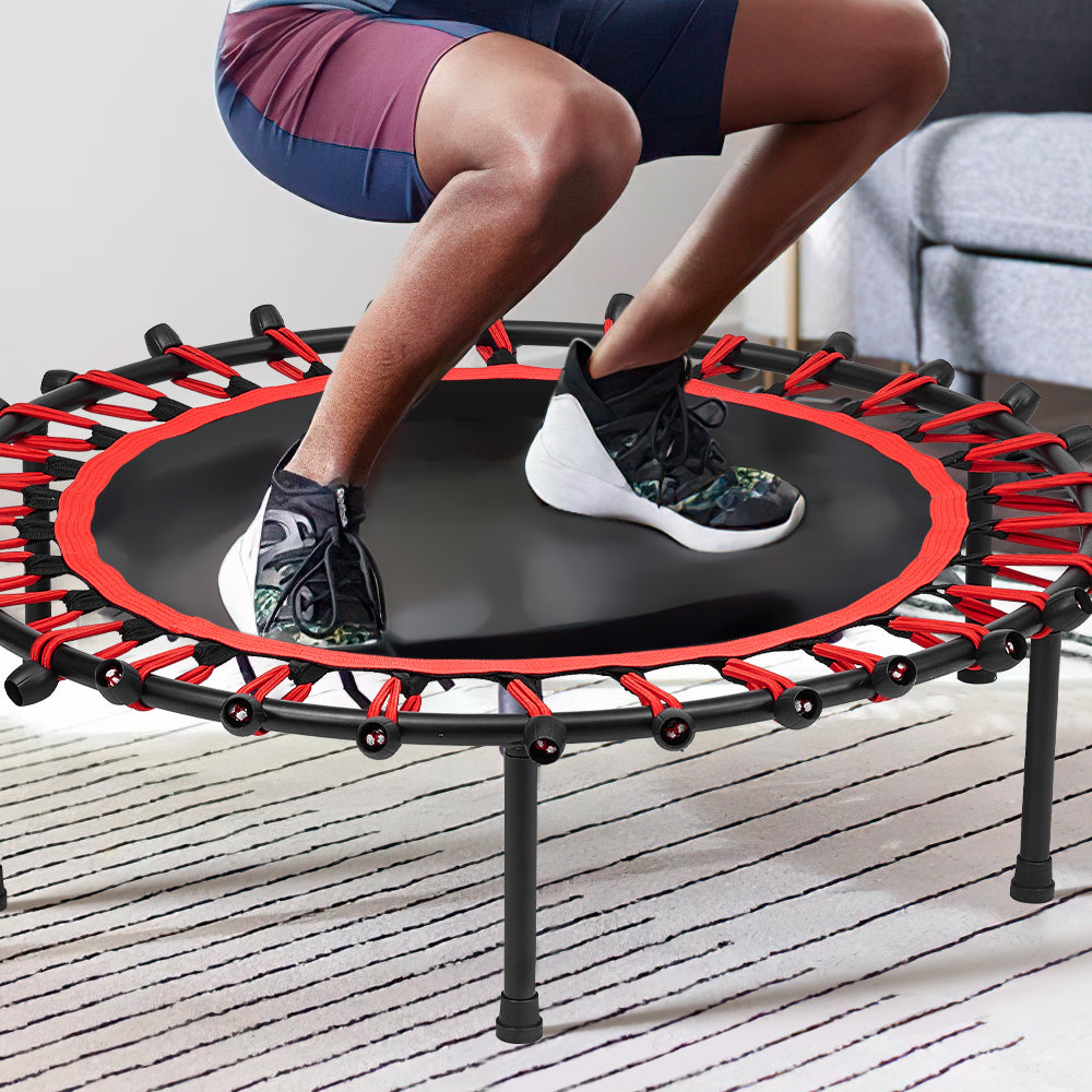 40in Bungee Cords Round Trampoline | Red