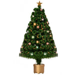 3/4/5ft Prelit Christmas Tree Fiber Optic Home | 3ft | Green